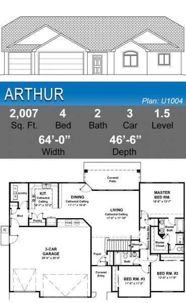 Arthur Floor Plan Elevation